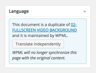 ZA wordpress theme - translate the Pagebuilder