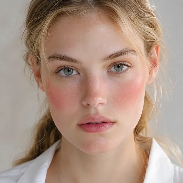 AI makeup transfer result